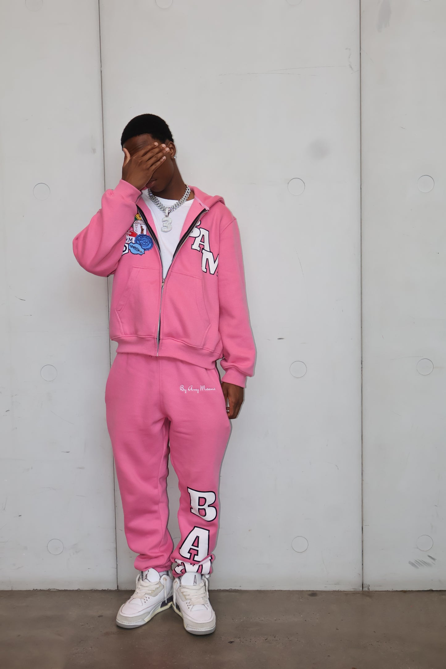 Pink BAM Sweatsuit