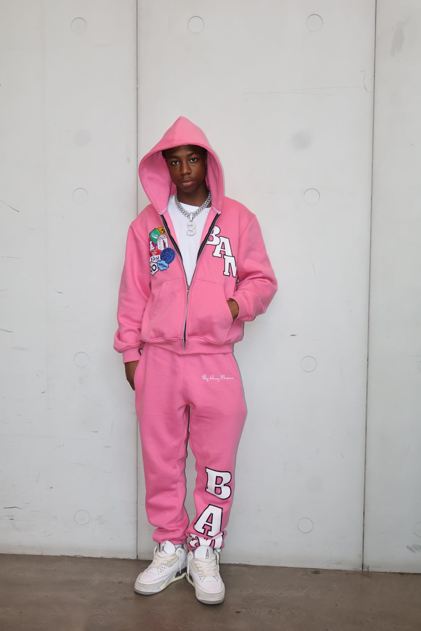 Pink BAM Sweatsuit