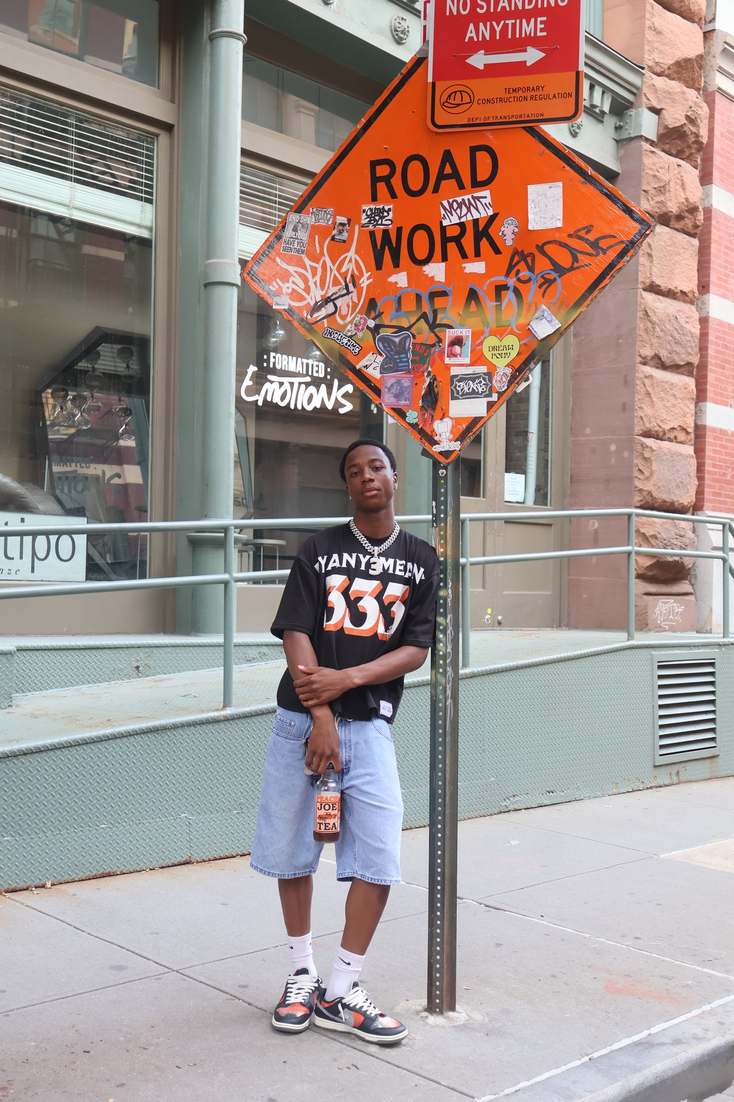 Sunset Orange "Summer Of 3" Tee