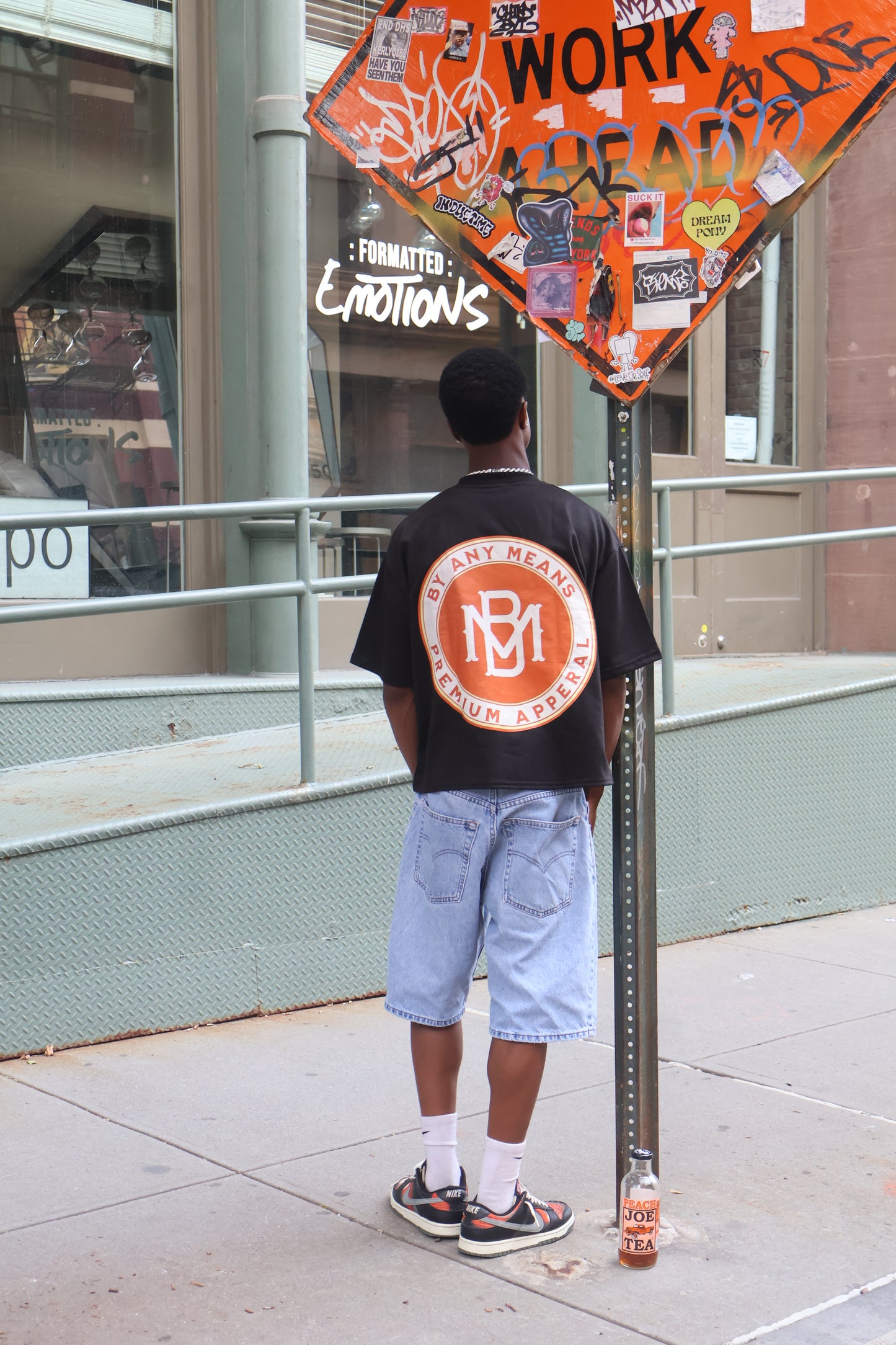 Sunset Orange "Summer Of 3" Tee