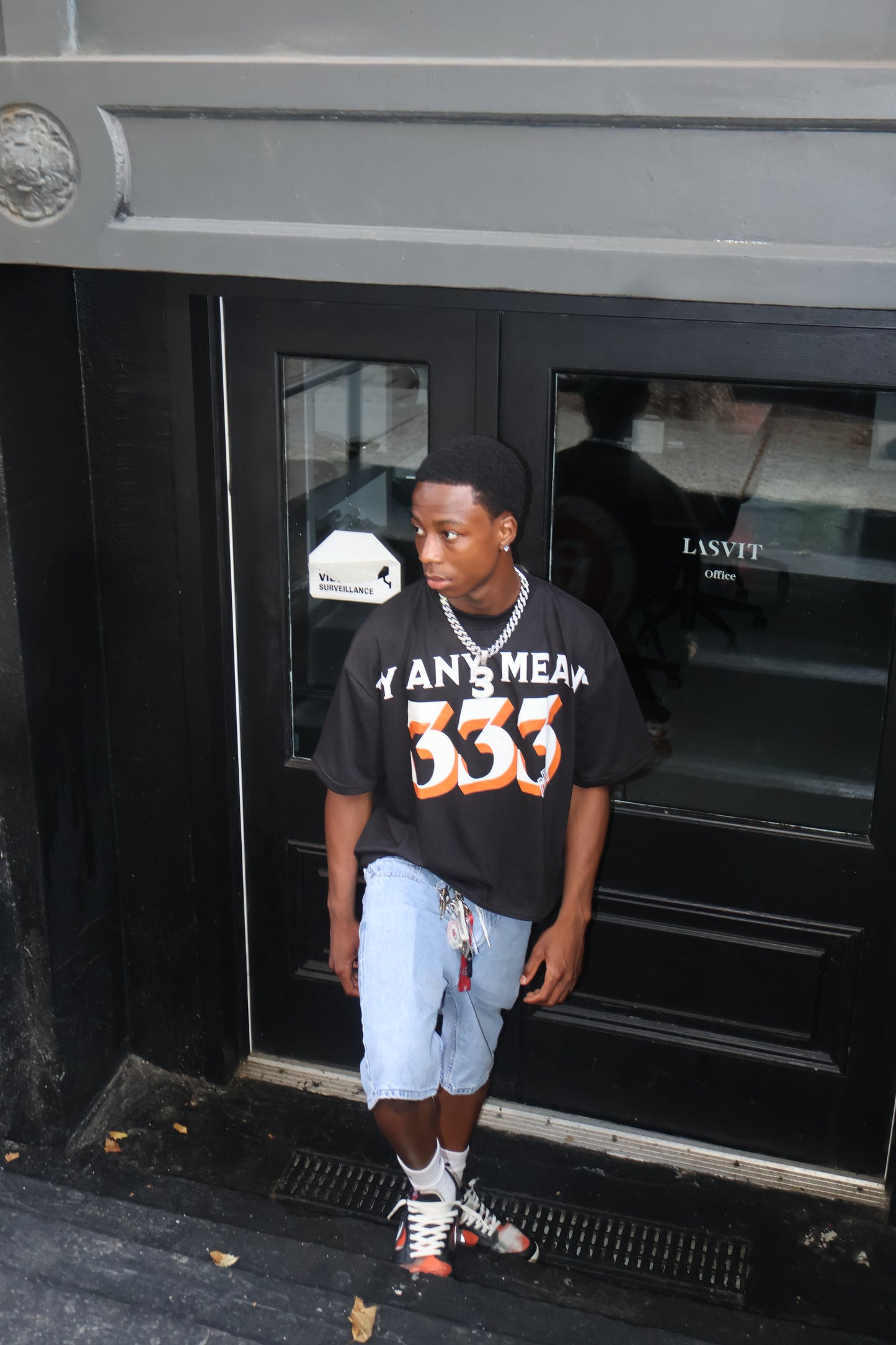 Sunset Orange "Summer Of 3" Tee