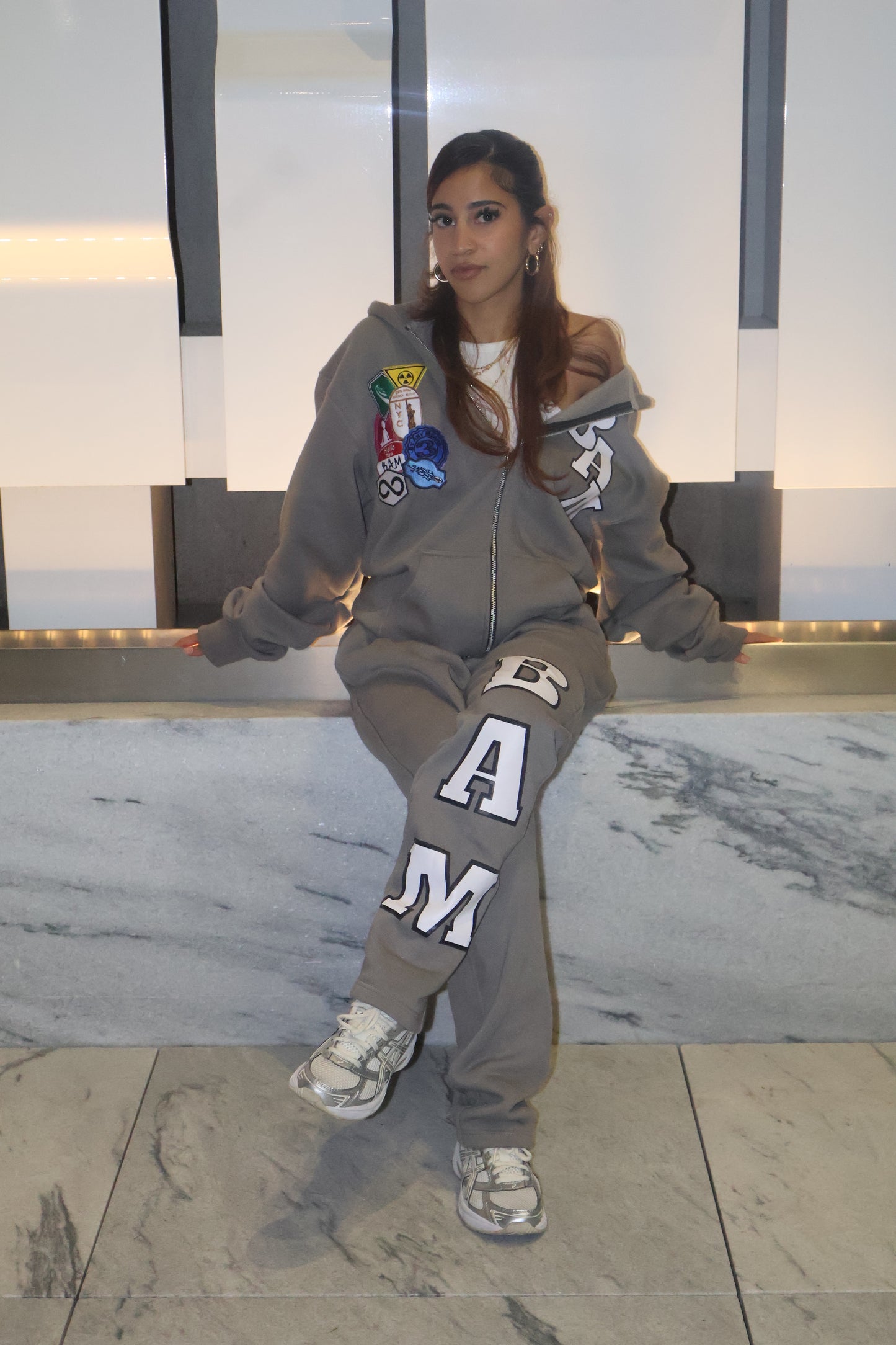 Grey BAM Sweatsuit